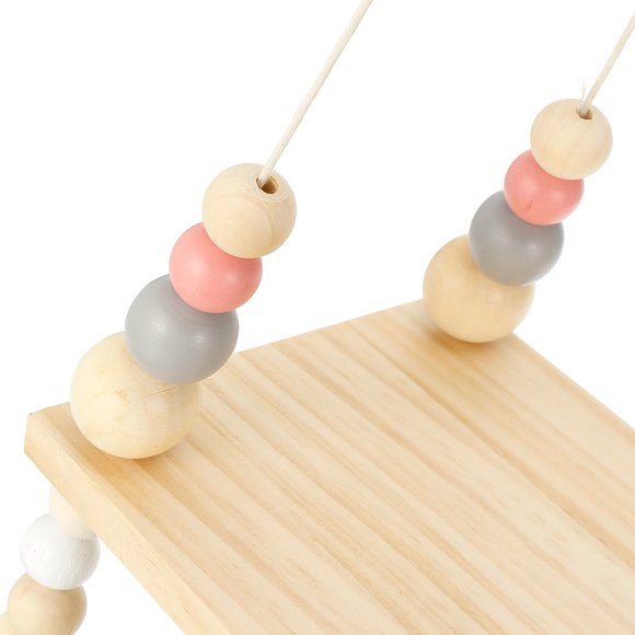 Shelf Wooden Beads Wall Hanging Nordic Style - Picture 11 of 11